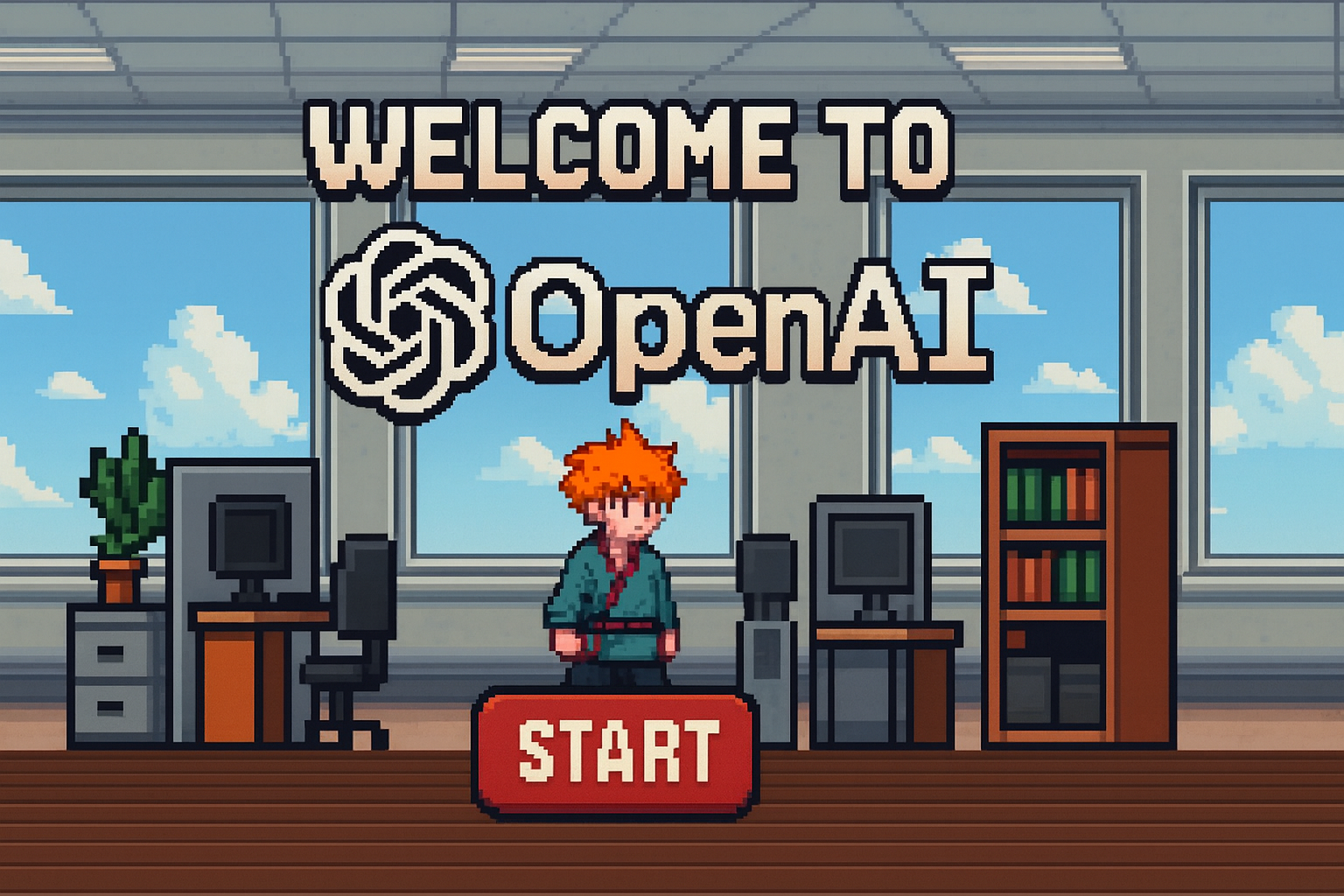 Welcome to OpenAI title art